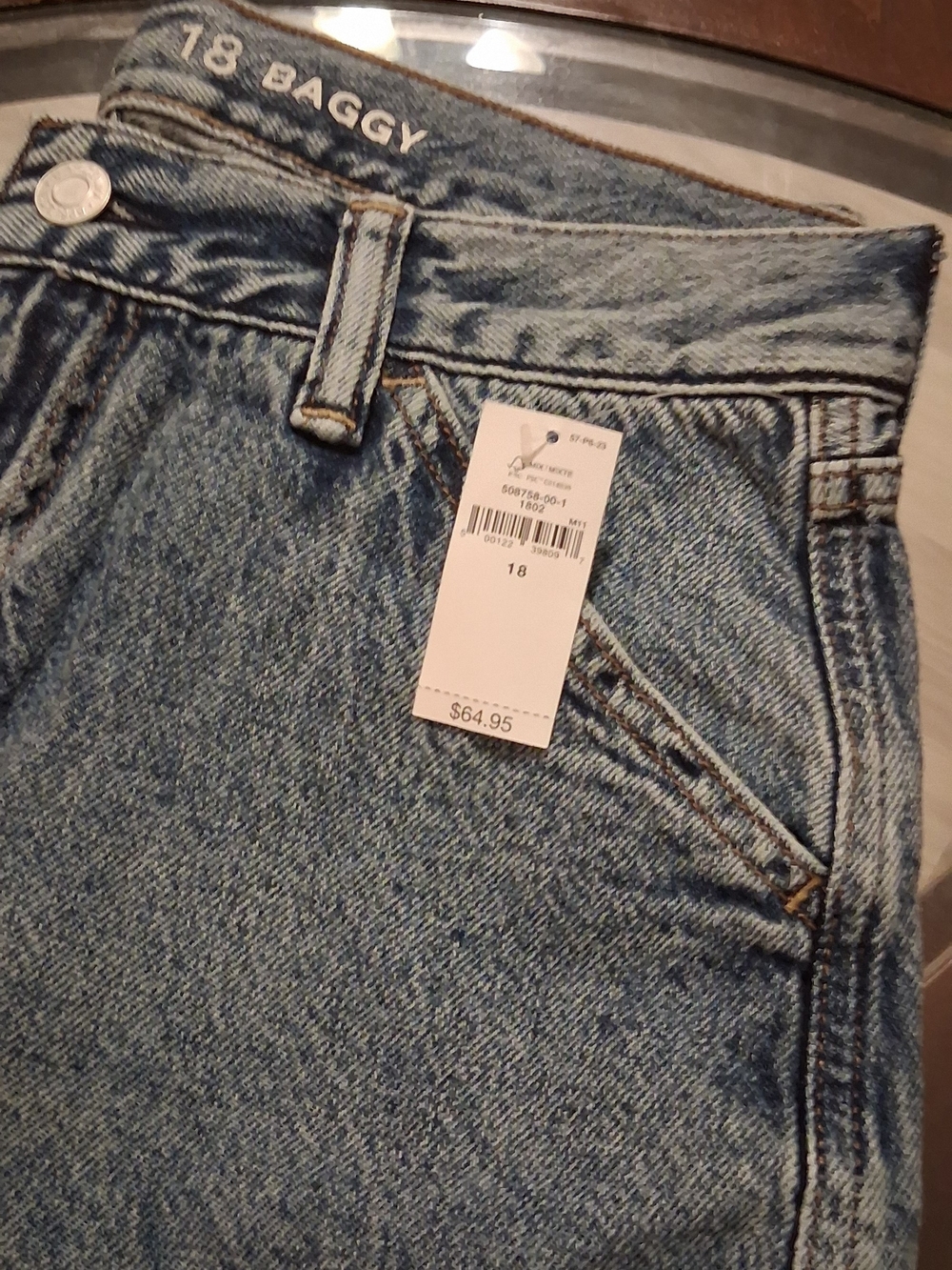 GAP Light Wash Baggy Jeans - Blue